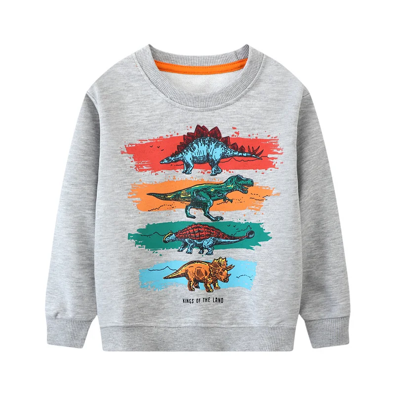 Sprung meter 2-7t Weihnachts kleidung Jungen Mädchen Sweatshirts Autos drucken Kapuzen hemden Kinder kleidung Langarm Herbst Frühling Tops – Detail 7