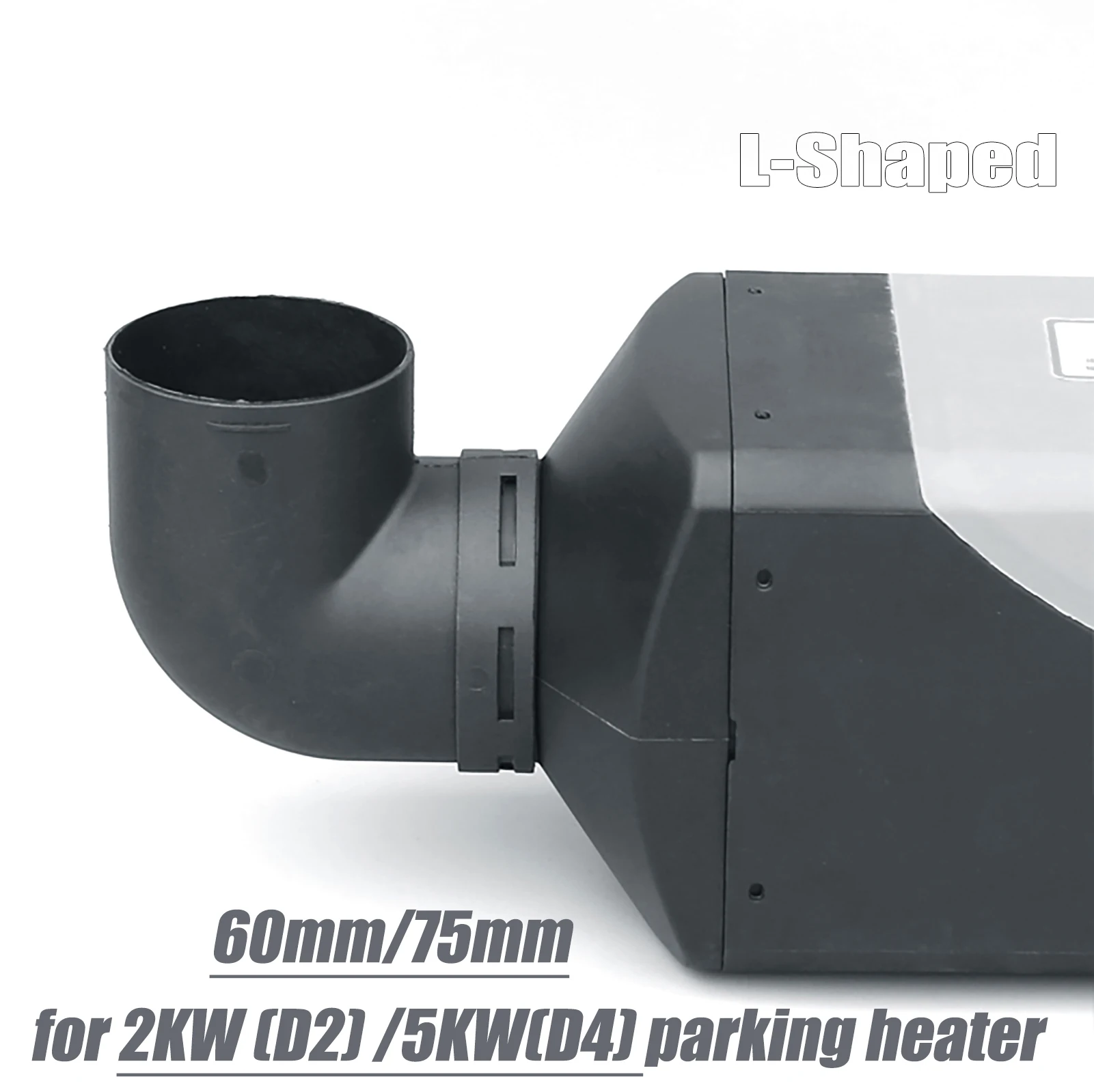 Gomito Condotto Aria 75mm Per Riscaldatori Auto - Compatibile Webasto E Altri Marchi - Foto 2