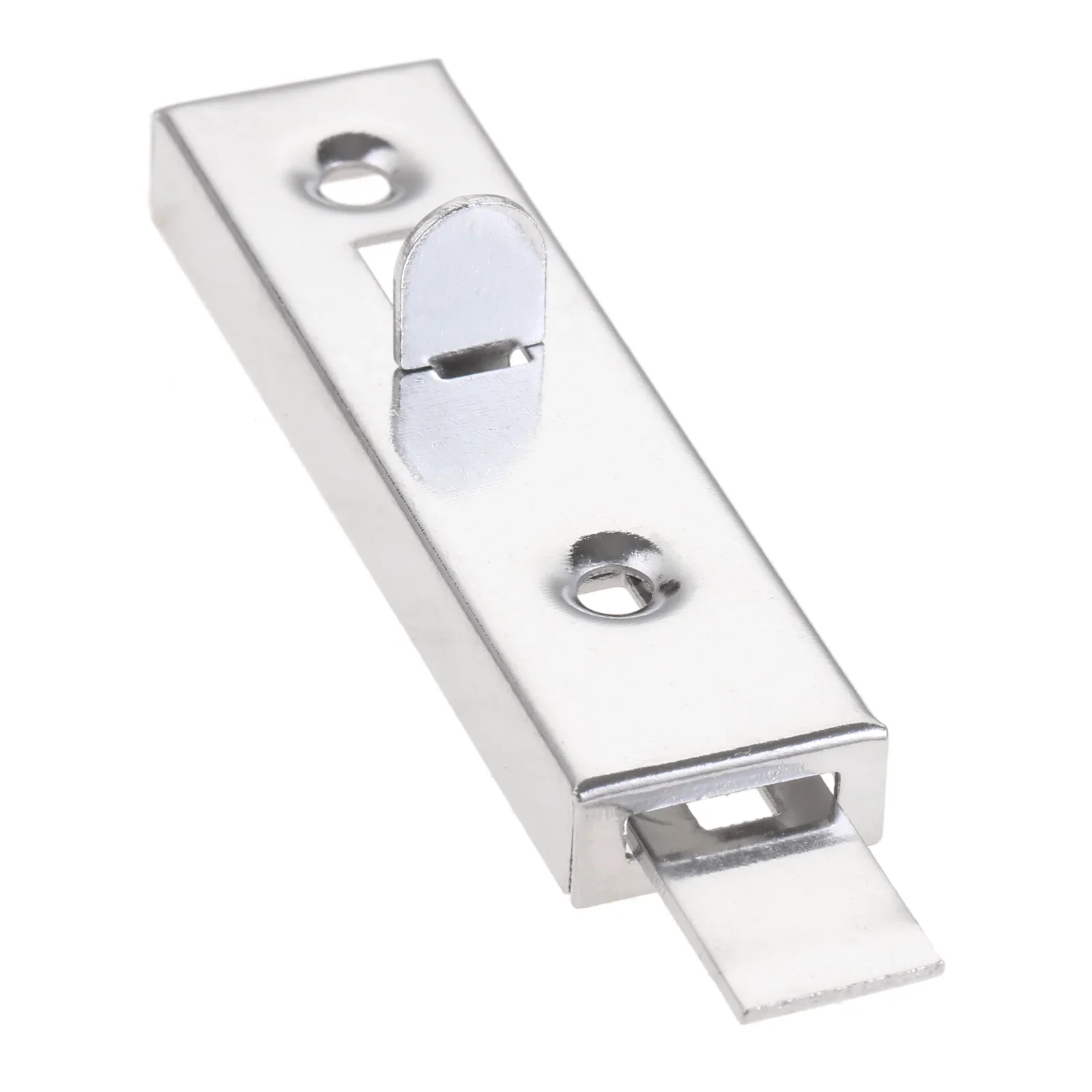 Door Latch 1pc Door Window Security Bolt Button Open Lock Latch Home Hardware with Screws 61*16mm Metal