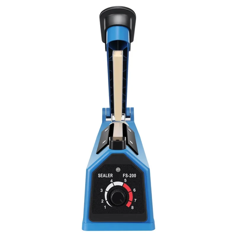 Bag Sealer Food Vacuum Sealer Portable Sealing Machine 20cm 30cm Electric Food Bag Sealer Hand Pressure Heat Sealing Machine Manual Household Plastic Bag Packing Machine Kitchen Tool