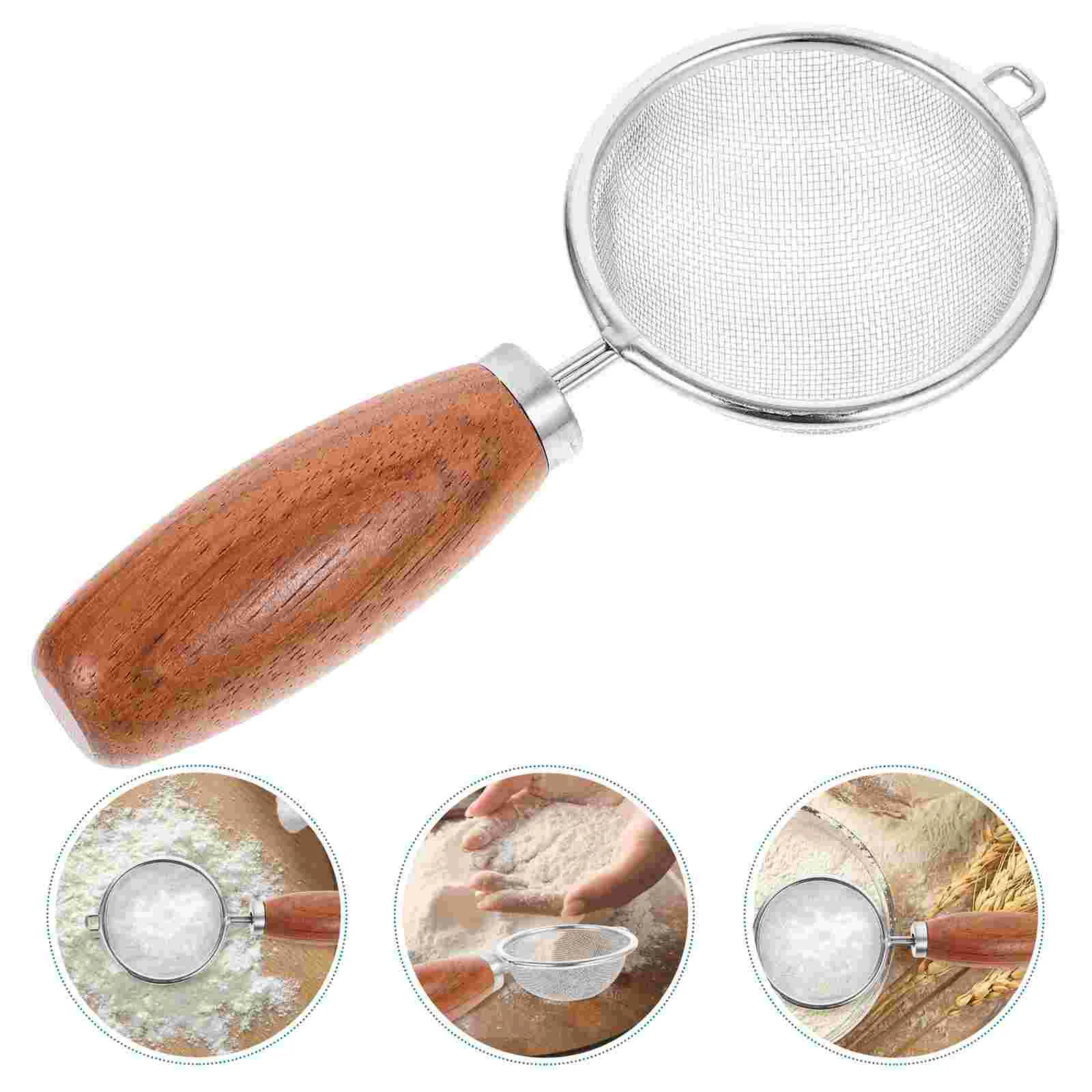 

Kitchen Fine Mesh Strainer Fine Mesh Filter Spoon for Soy Milk Coffee Milk Yogurt Juice