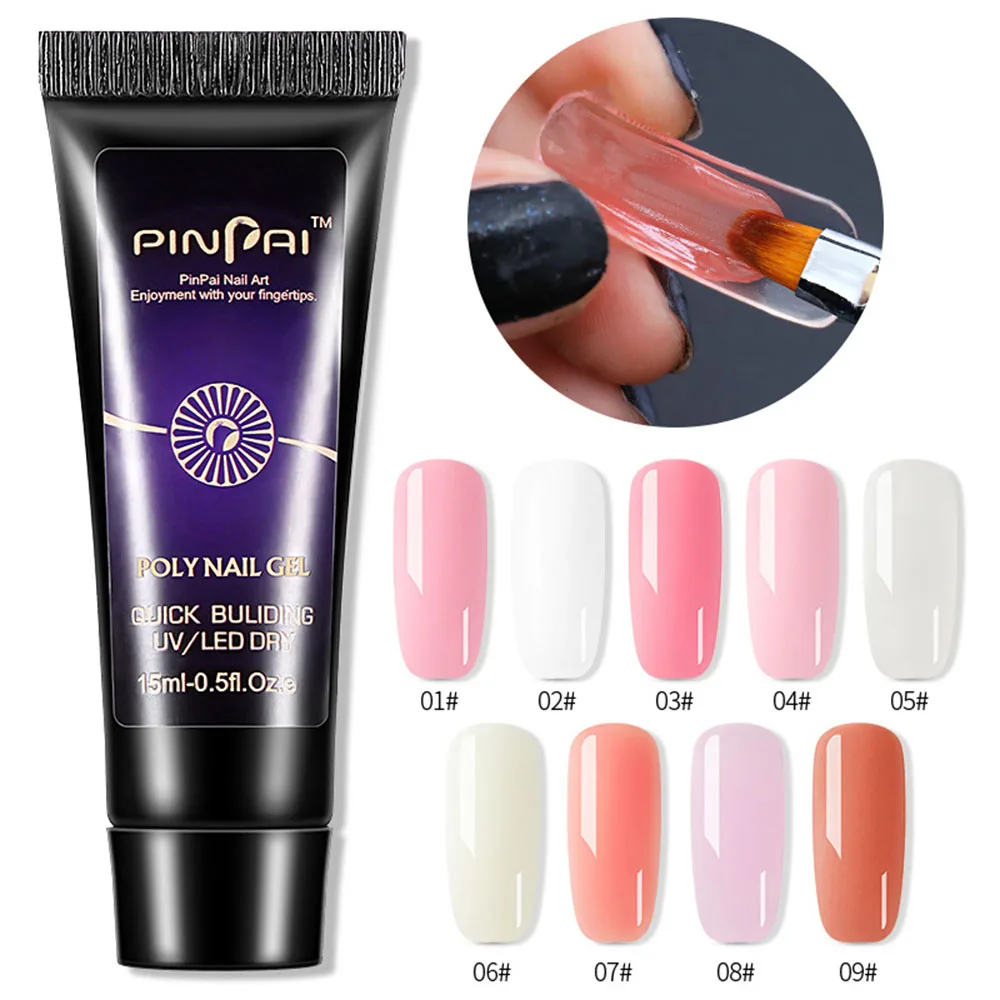 

Practical Nail Lengthen Adhesive Safe Skin-friendly Nail Art Gel For Home Travel