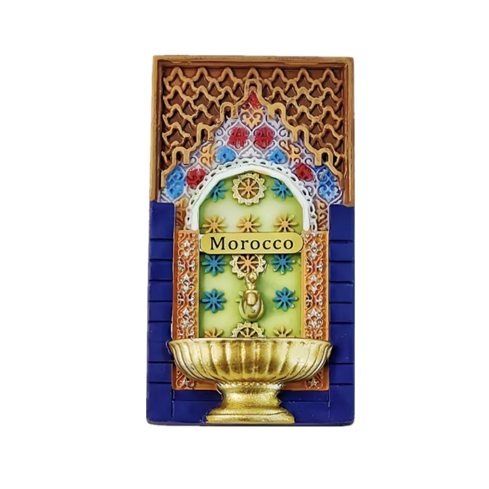Magnete Frigorifero 3D Bandiera Francia - Souvenir Turistico In Resina