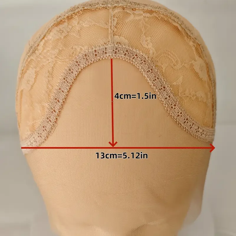 1pcs/bag Wig Caps for Making Wigs Full Lace Wig Weaving Cap Mesh Base Machine Made Stretchy Net Medium with Adjustable Strap