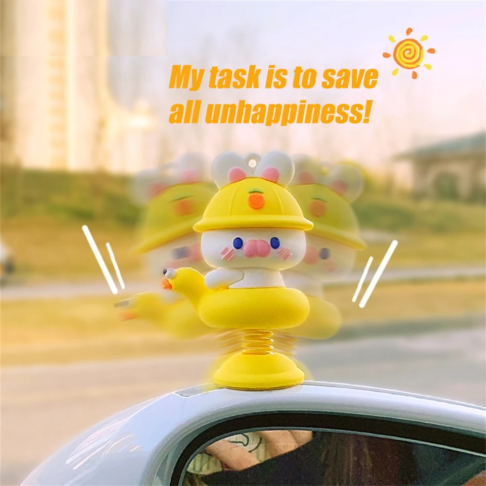 

Аниме встряхивающая кукла украшение интерьера автомобиля милые весенние встряхивающиеся раввины украшения для приборной панели автомобиля Kawai аксессуары для украшения автомобиля
