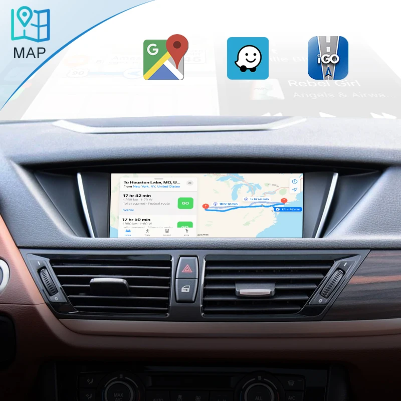 STWEI Wireless CarPlay Android Auto Module For BMW CIC X1 E84 2009