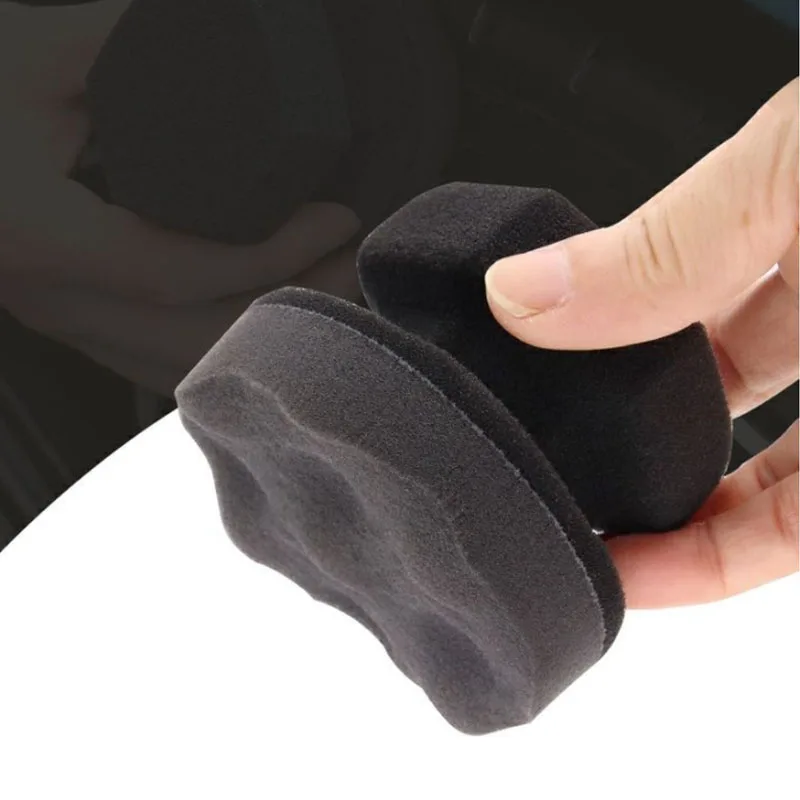 

Car Wax Polishing Sponge hexagonal grip applicator hand tire wax sponge High Density Foam Sponge For Auto Waxing Accessories