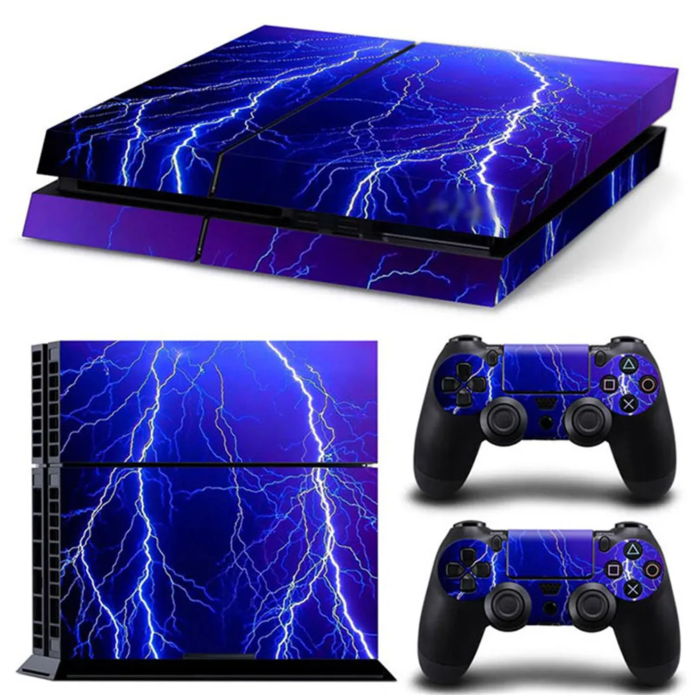 Playstation 4 Lightning Stickers Playstation 4 Console Games Skin