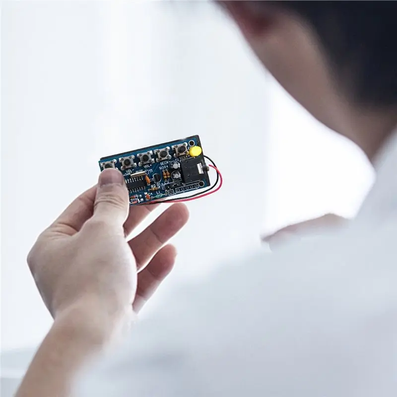 AS95-무선 스테레오 수신기 모듈 PCB FM DIY 전자 키트 76Mhz-108Mhz 무선 FM 라디오 키트