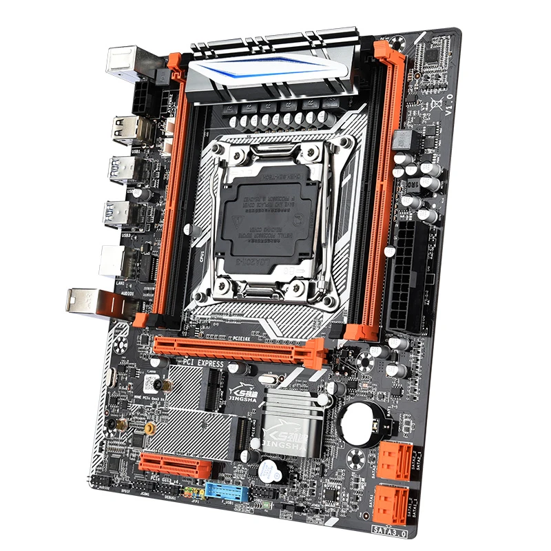 Комплект материнской платы X99 с процессором LGA2011-3 Xeon E5 2670 V3 DDR4 16 ГБ (2*8 ГБ) 2133 МГц ОЗУ NVME M.2 USB 2.0 USB 3.0 3