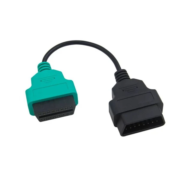 Newest 6/4/3Pcs/Lot OBD2 Connector Diagnostic Adapter Cable for FIAT ECU Scan & Multiecuscan Adaptor for Fiat 6 colors Cables 3