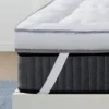 QUEEN ROSE Mattress Topper Queen, Extra Thick Pillow-Top Mattress Pad Bed Covers, Plush Soft Support, 3D Snow Down Alternative, 1
