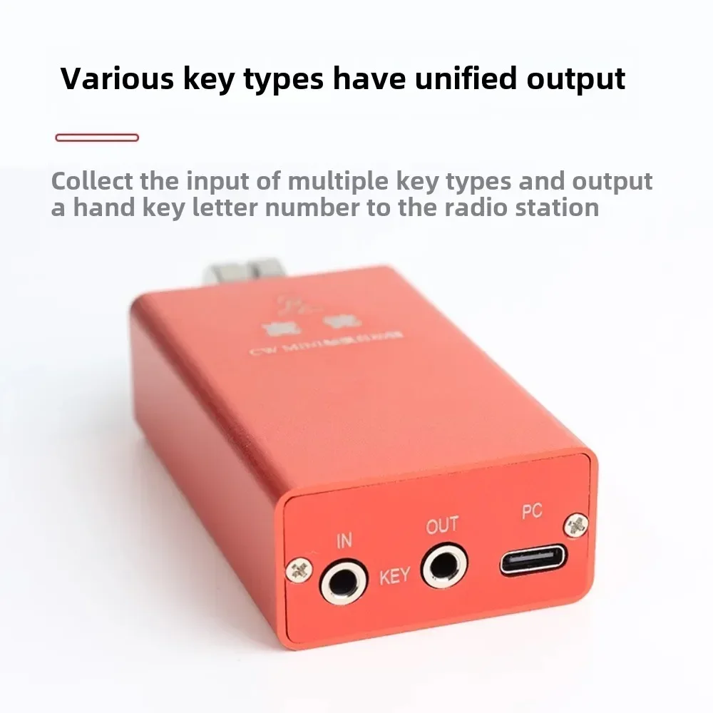 MINI CW Touch Automatic Key Remote Radio Side Sound Short Wave CW Electric Key Producer