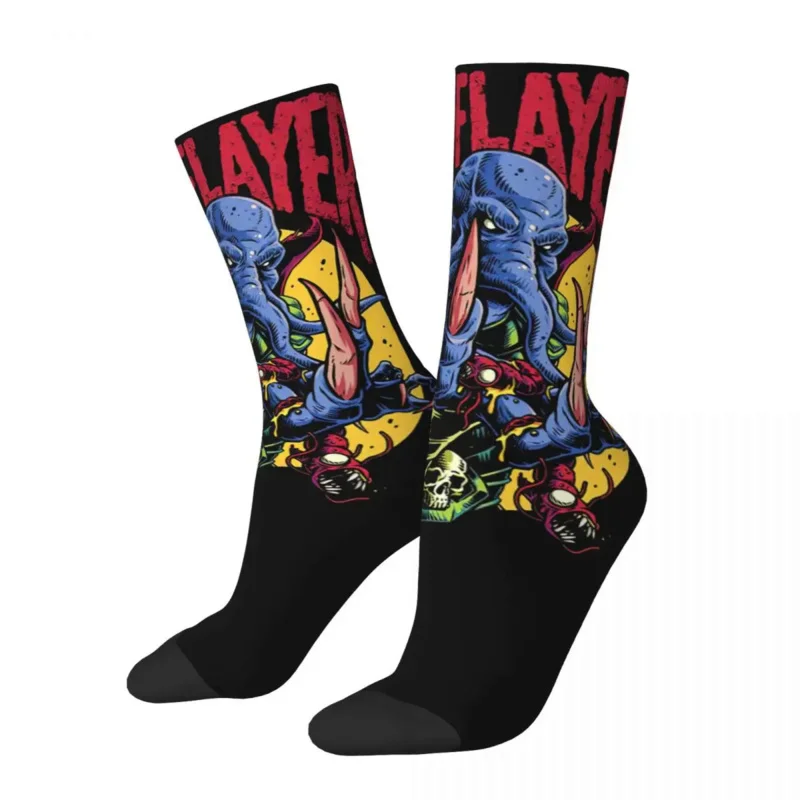 

Male Baldur's Gate 3 Mind Flayer Socks Cute Fashion Socks Harajuku Accessories Middle TubeSocks Wonderful Gifts