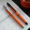 New MOONMAN A2 Press Fountain Pen Retractable EF Nib 0.4mm Resin Ink Pen Converter For Writing Christmas Gift Lighter Than A1 6