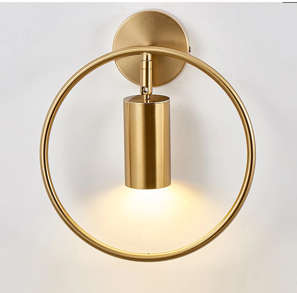 Wall Light Circular Electroplating Spotlight 11
