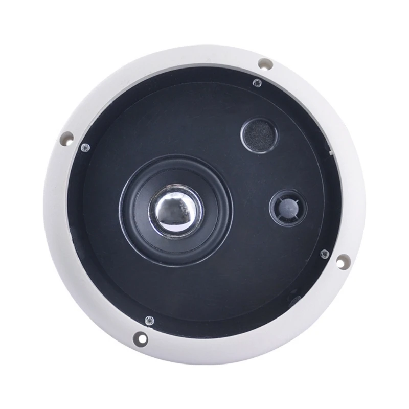 1 Pair WEAH-600 Moisture-proof Speaker Portable Ceiling Mount Loudspeaker Outdoor Passive Speaker 25W 4&Omega; for Lawn Garden