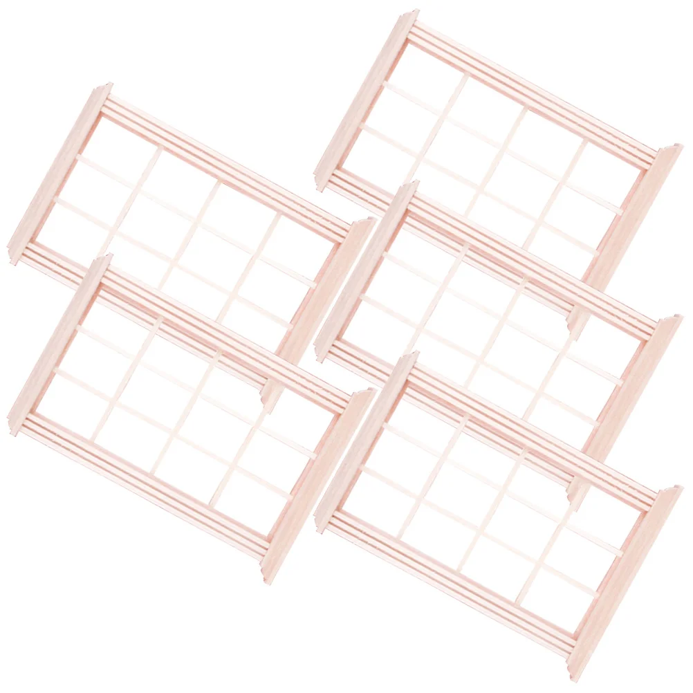 

5pcs Mini Furniture Models Mini Window Adornments Miniature Ornaments for Toy House