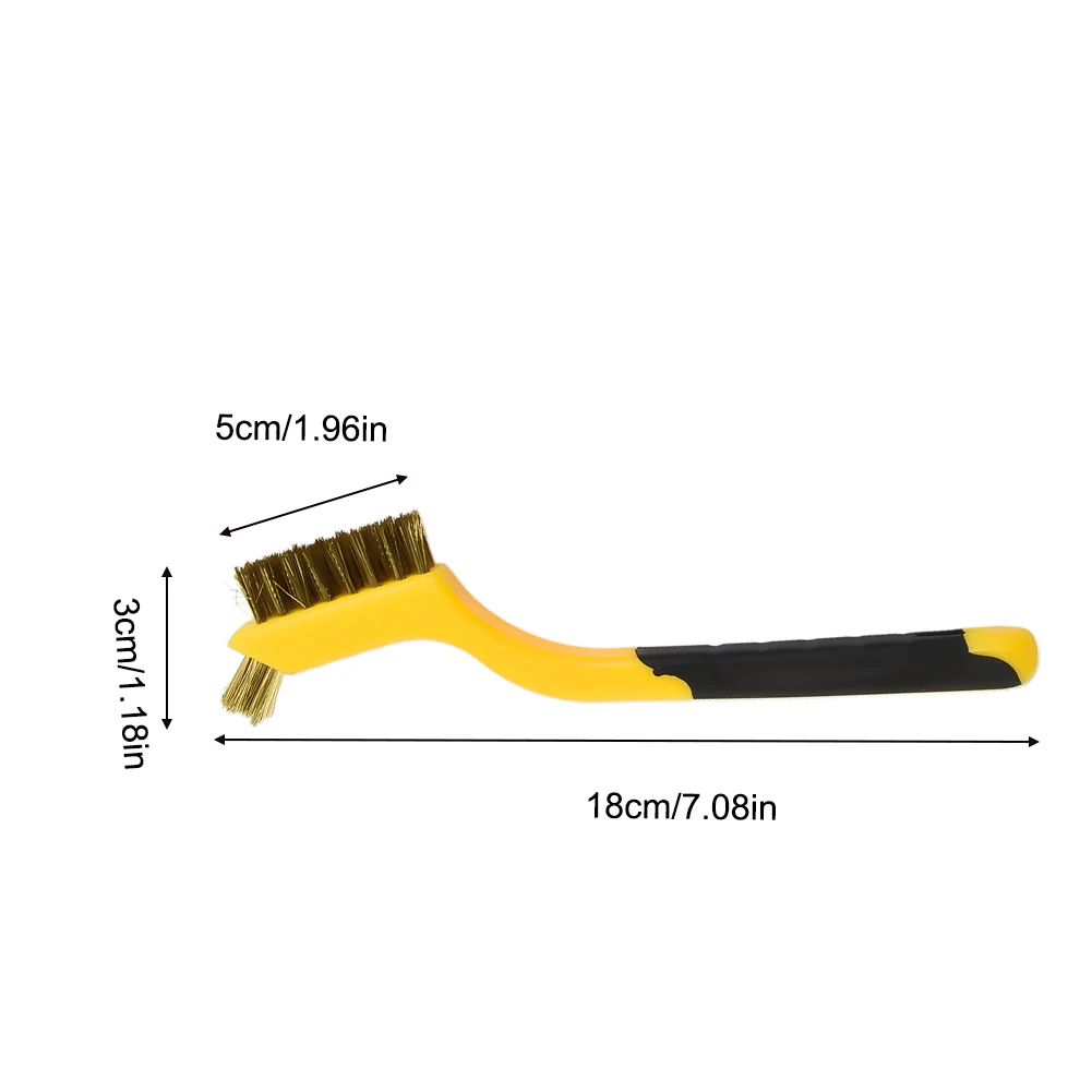 

New High Quality Steel Wire Brush Cleaning Brush 180mm Nylon Polishing Tools Stainless Steel Paint Rust Remover
