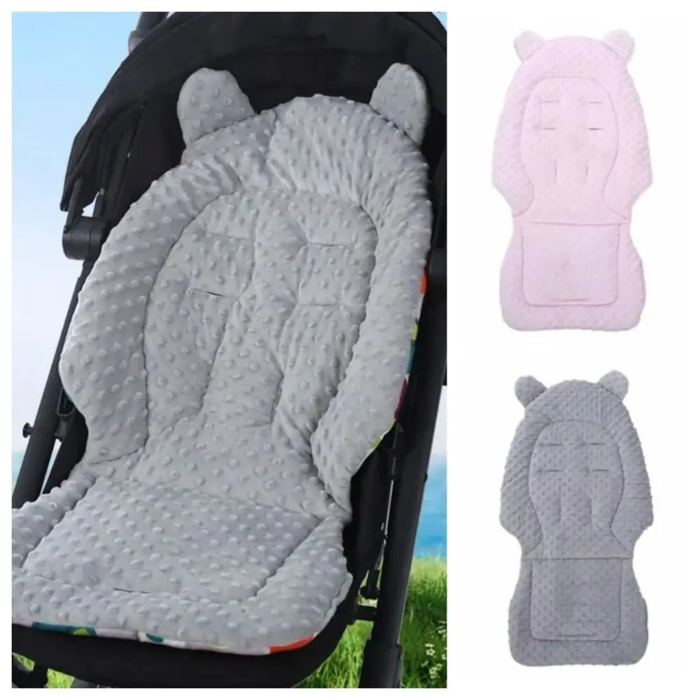 Cuscino Traspirante in Cotone per Passeggino, Antivento, Lavabile, Tappetino Multifunzione per Carrozzina e Auto, Materasso Caldo per Tutte le Stagioni - immagine 4