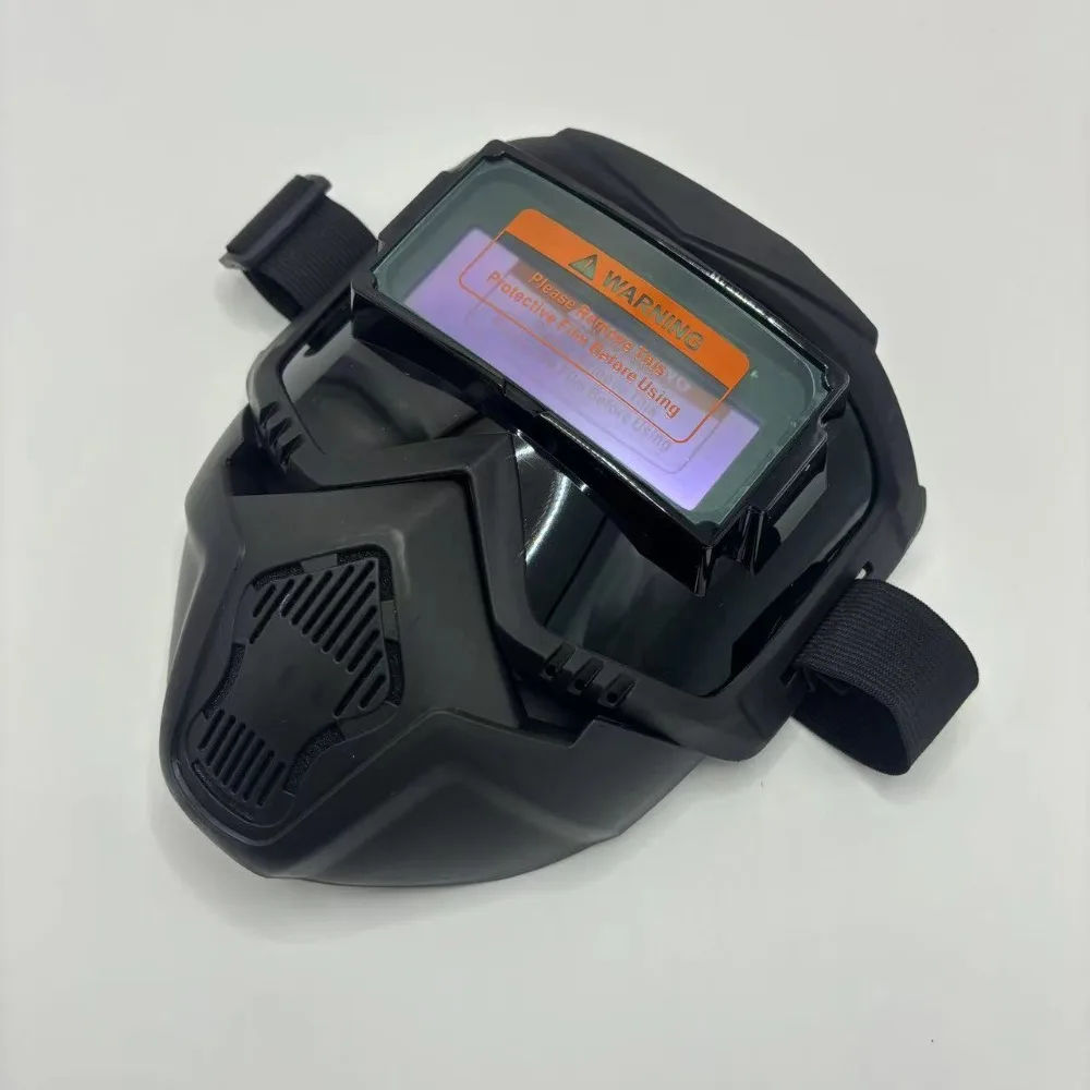 Auto Darkening Welding Glasses Work Protective Adjustable Band Impact Resistant Welder Mask Face Shield Equipment Face Protector