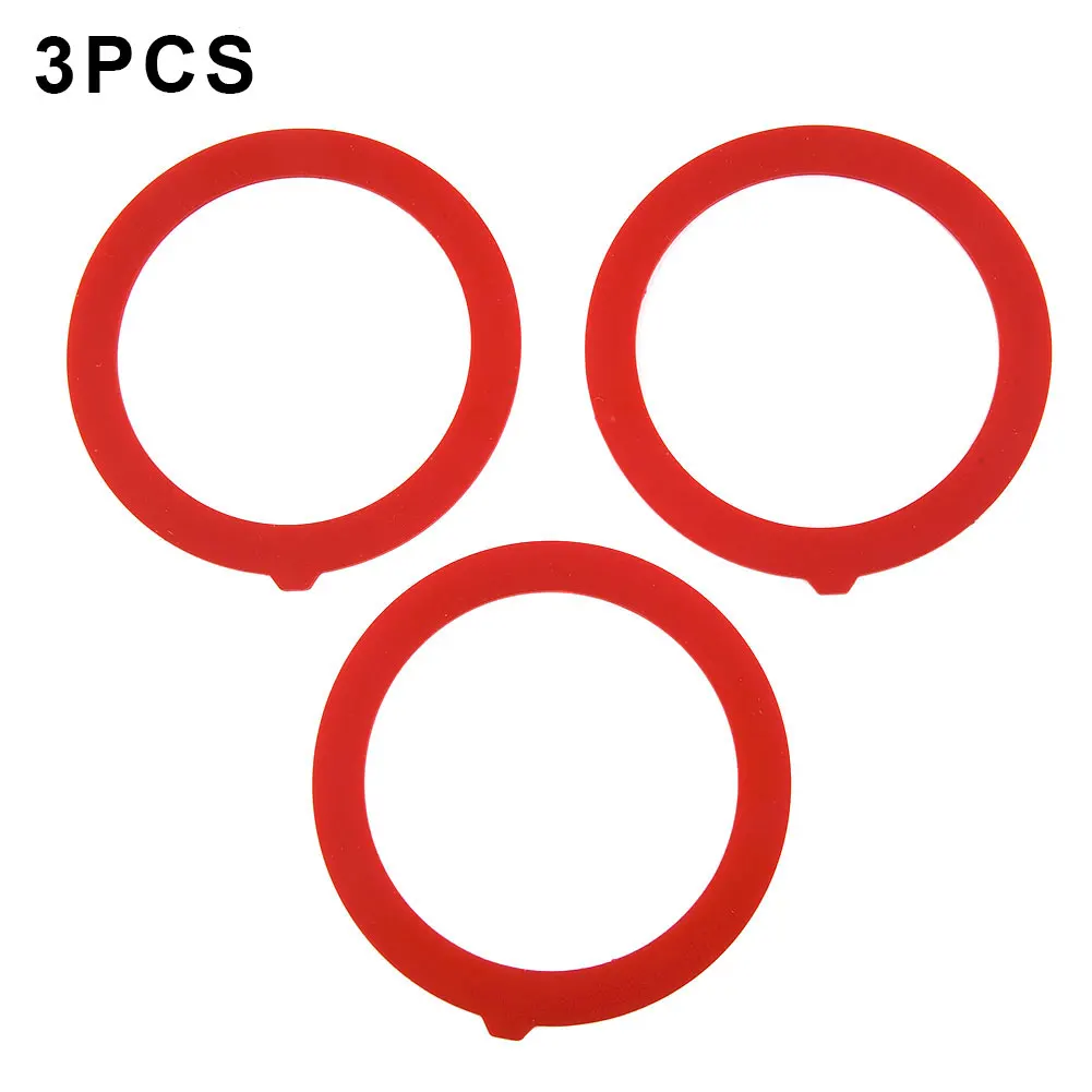 

3 Pack Canister Flush Valve Seal Replacement Red or Yellow Color Options Durable Rubber Enhanced Flushing Performance