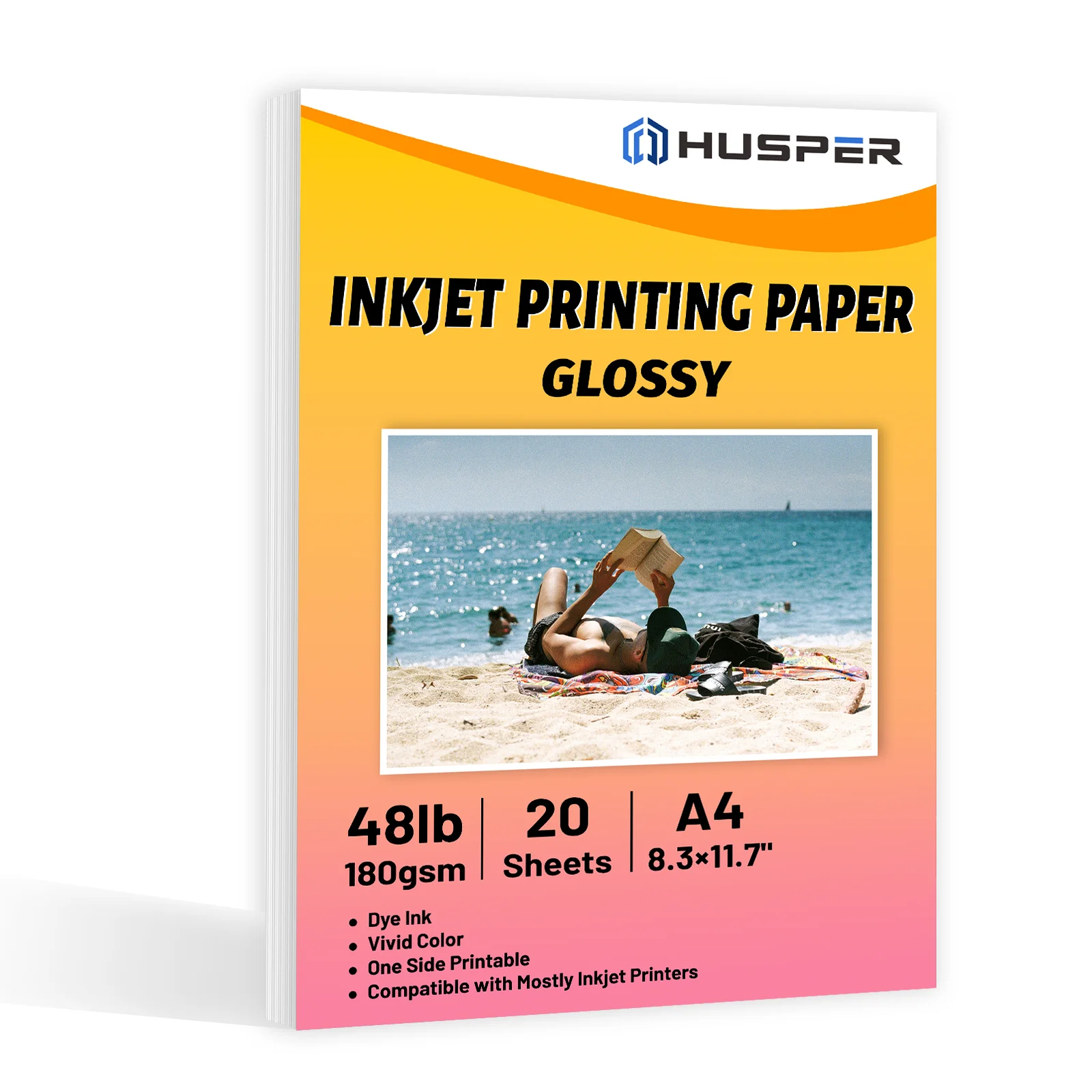Cartridgeify Papel Fotográfico Brillante A4 240 G/m² – 100 Hojas De Alta Calidad, Colores Vivos Y Resistentes Al Agua Para Impresoras De Inyección De Tinta