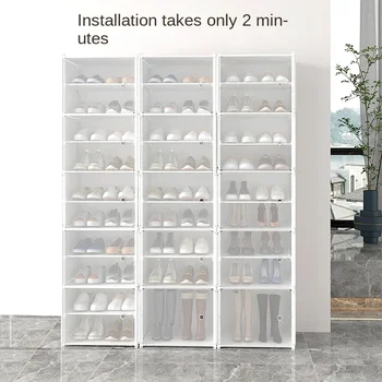 Foldable installation-free shoe cabinet shoe rack organizer 2