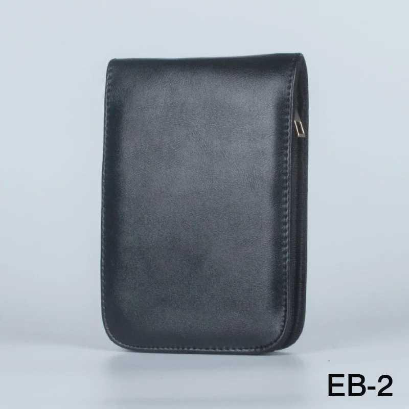 1pcs Special Style Black Pen Or Roller Ball Fountain Pen Leather Case for Only 12 Pen Storage Bag Office Business People 1