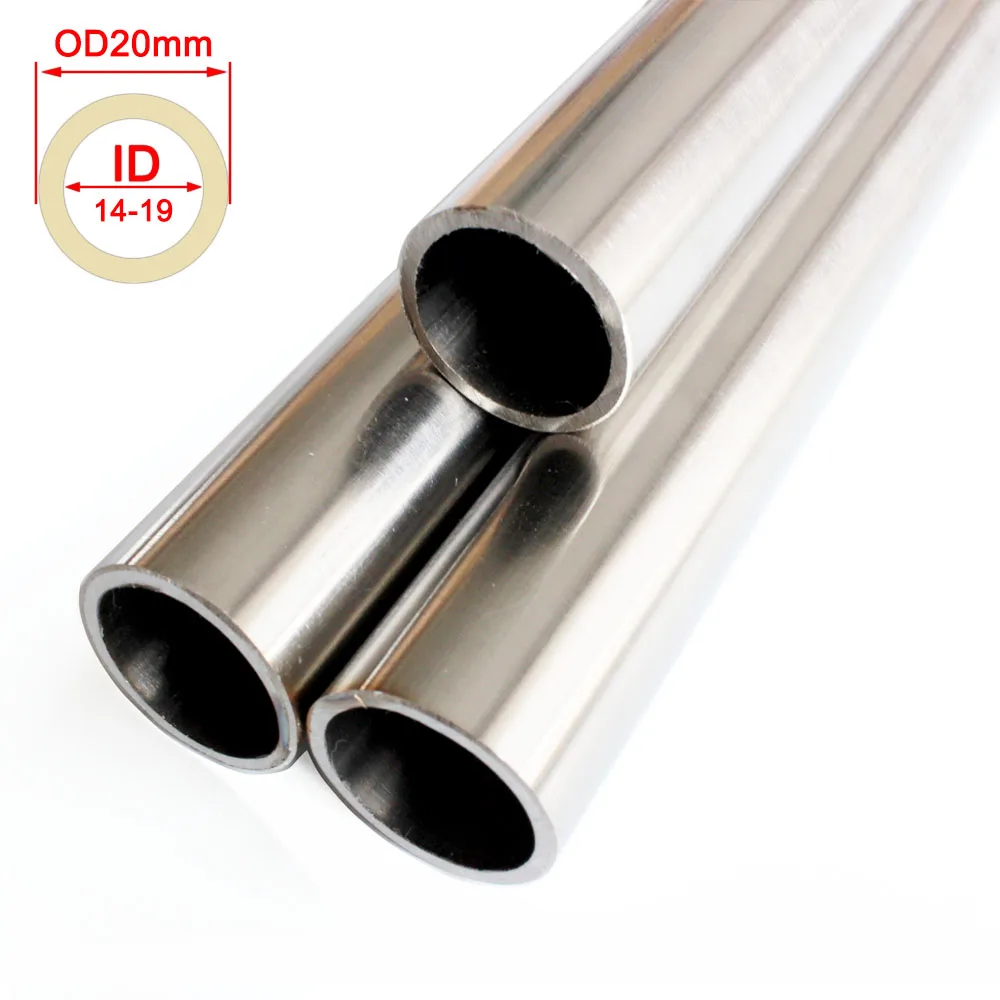 

OD20mm 304 Stainless Steel Precision Pipe Sanitary Pipe Outer Diameter 20mm ID 19mm 18mm 17mm 14mm Polished Inside And Outside