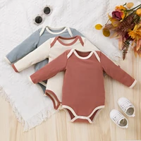 Newborn Baby Girls Boys Romper Onesies Clothes Babany bebe Infant Toddler Casual Soft Long Sleeve Romper Jumpsuit Tops 0-3 Years 2
