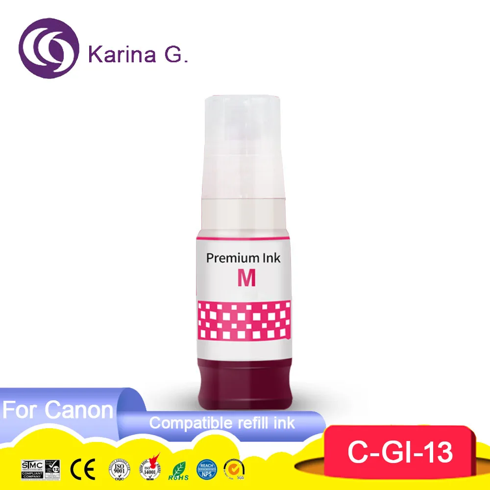 For ink Compatible Color GI 13 GI-13 Bulk Bottle Refill Ink For PIXMA G510 G61