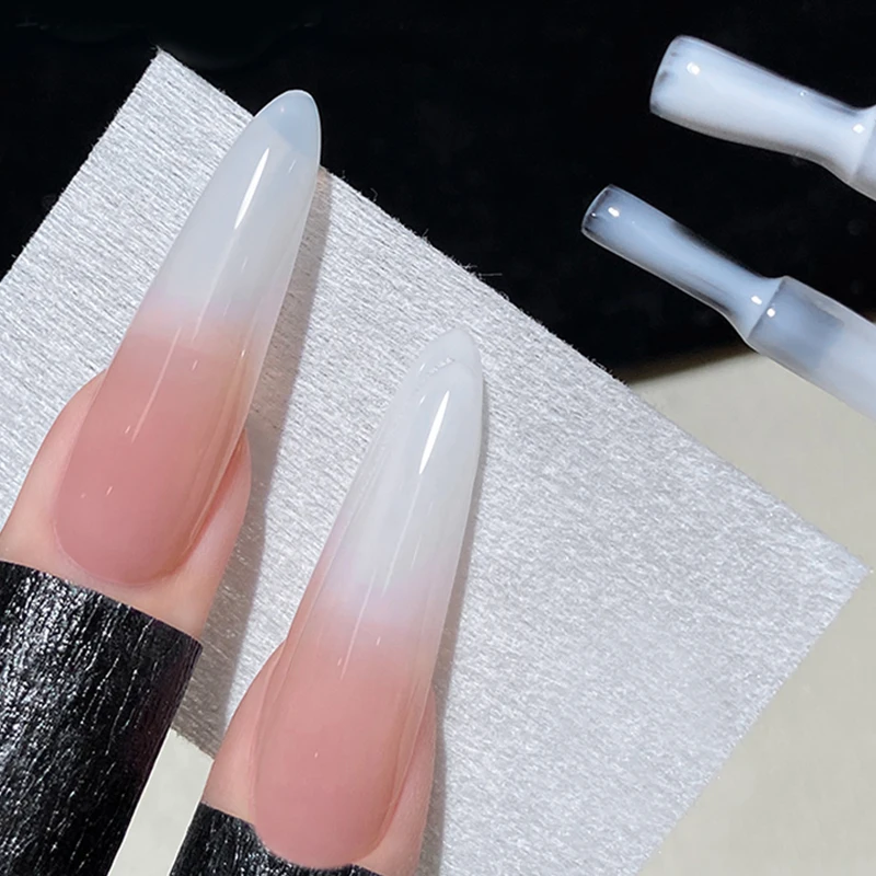 BORN PRETTY 10ml Milky Jelly White Gel Nail Polish Translucent Semi Permanent Soak Off UV LED Gel Varnish Manicure Nail Art 4