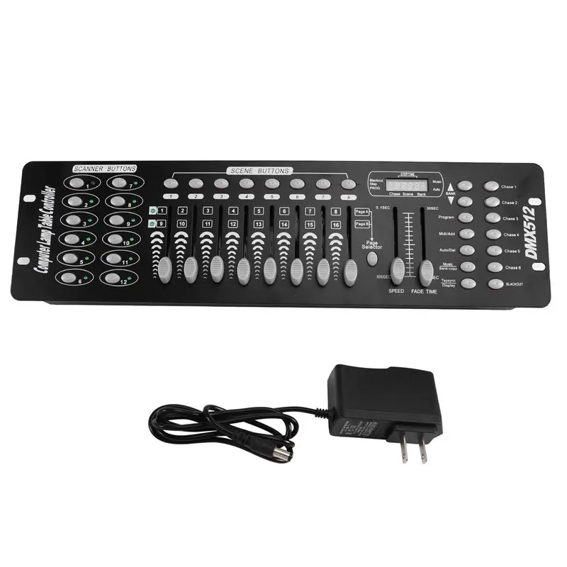 ABUO-뉴 192DMX 컨트롤러 무대 조명 512DMX 콘솔, DJ 제어 장비 미국 플러그