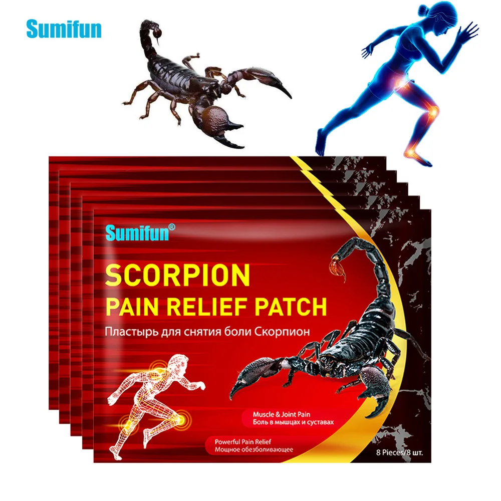 

8/40/80Pcs Sumifun Pain Relieving Patch Rheumatoid Arthritis Analgesia Sticker Thigh Muscle Strain Ache Mitigation Care Plaster