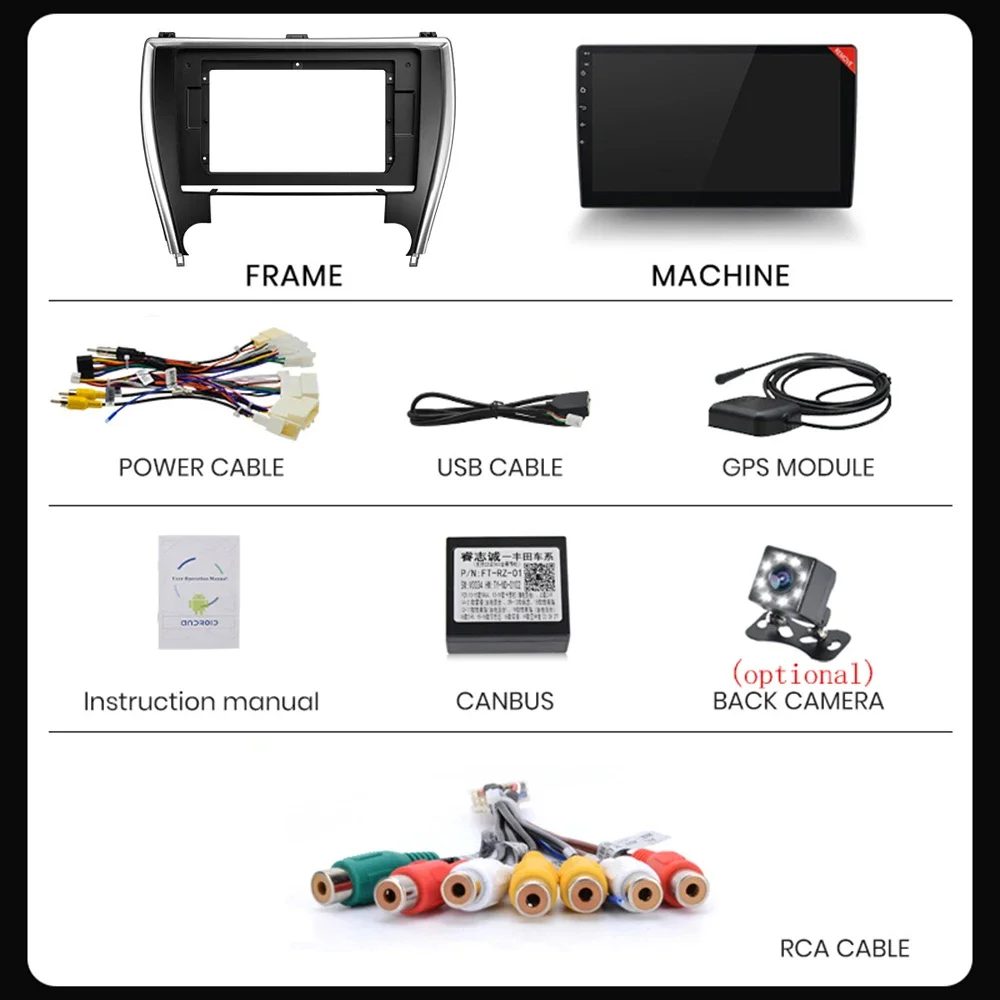 Ÿ ķ 7 XV 50 55 ̱  2011-2017 ī÷ Ƽ̵ ÷̾, 2din ڵ , ׷ 36EQ GPS DSP