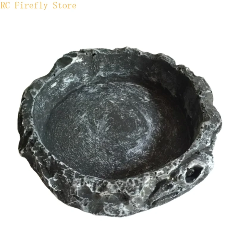

Pet Reptile Feeder Bowl Basin Resin Non-Toxic Food Water Pot Turtle Tortoise Scorpion Lizard Crabs For Pets Feeding Tray 8cm