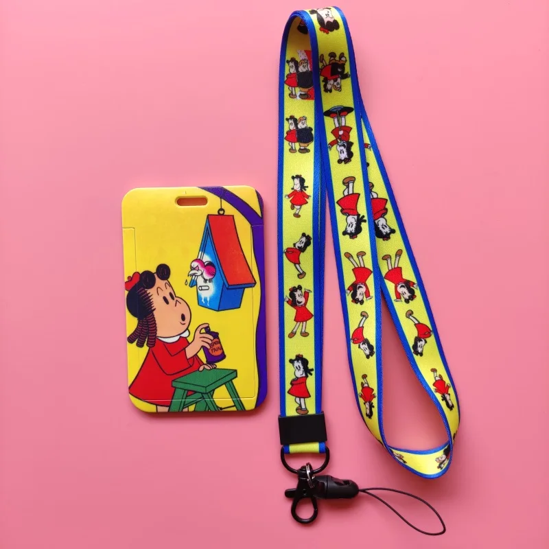 Niedliche Mädchen-Kartenhalter mit Schlüsselband, Halsband, Ausweishalter, ID-Kartenhalter, Schlüsselringe, Dropshipping – Detail 9