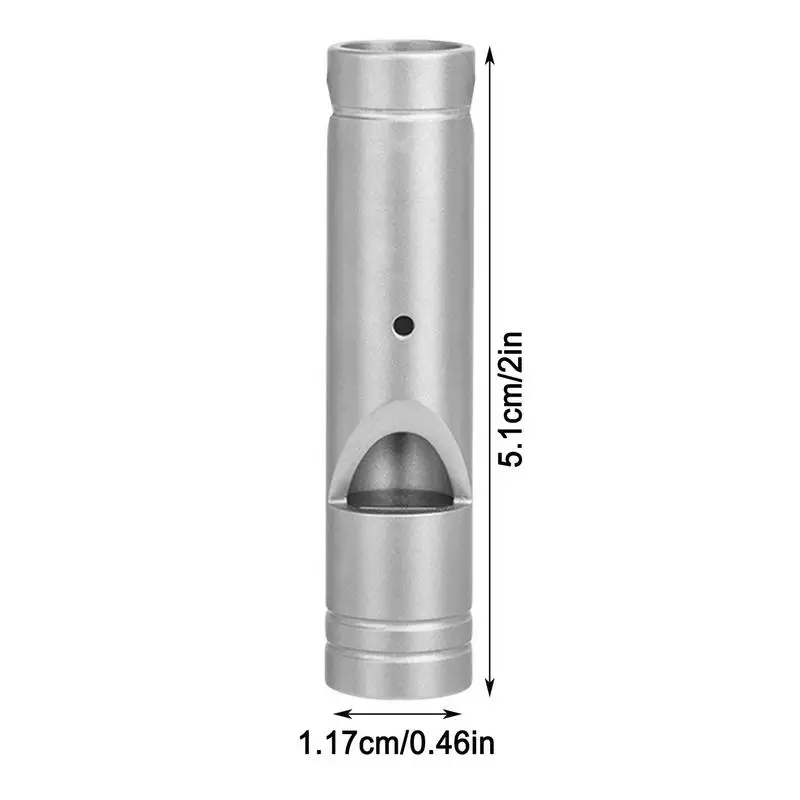 Portable Titanium Whistle Emergency Survival Safety Whistle Outdoor Training With Lanyard Camping Hiking Loud