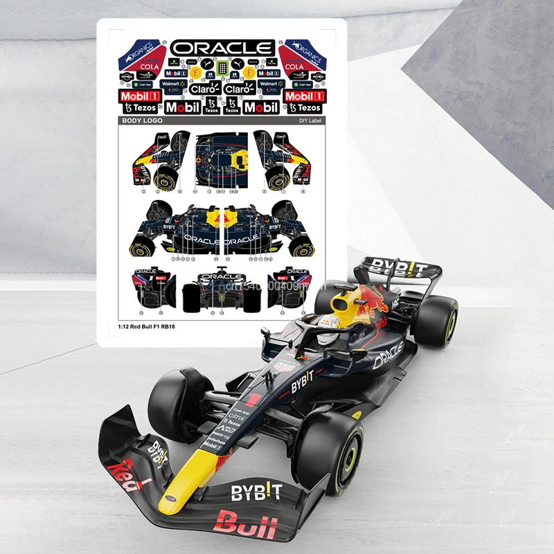 RC ī 1:12 F1  RB18 1 ƽ Ÿ  ̽  峭 èǾ ķ  峭,   1/18