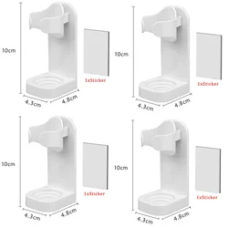 Sleek Wall - Mounted Traceless Toothbrush Holder Stand (4x Toothbrush Holder)