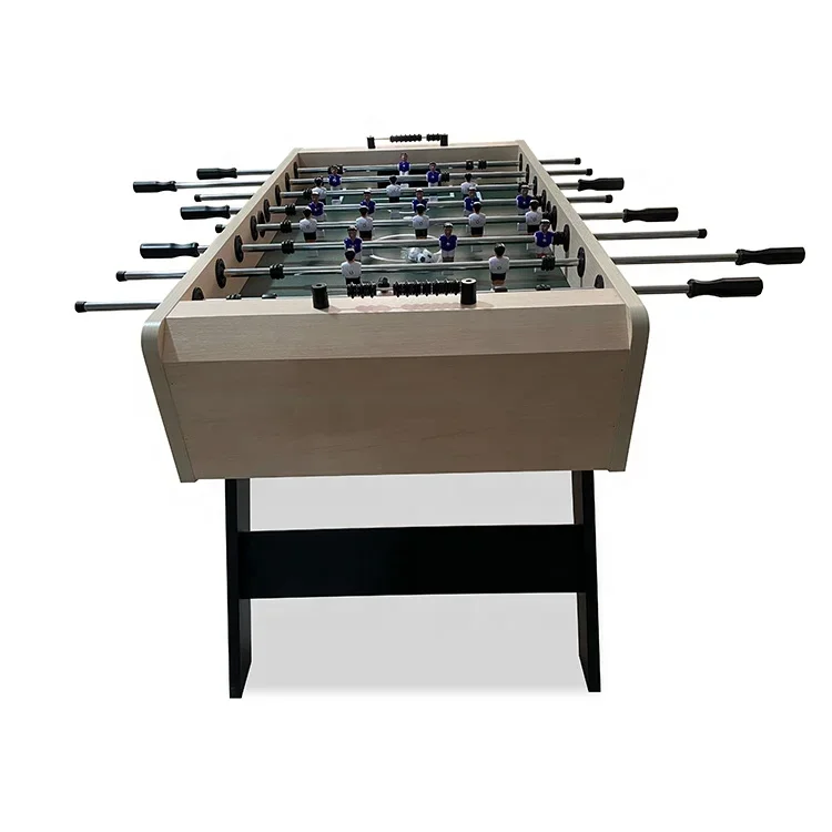 factory direct 55 inch sale foosball game table, soccer game machine, football table with wood finish