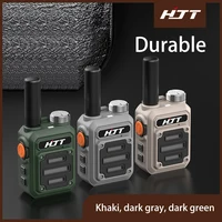 HJT 8W High Power Walkie Talkie 5km Two Way Radio One-key Frequency Matching Type C Walkie-talkie For Hunting Camping Trip 2