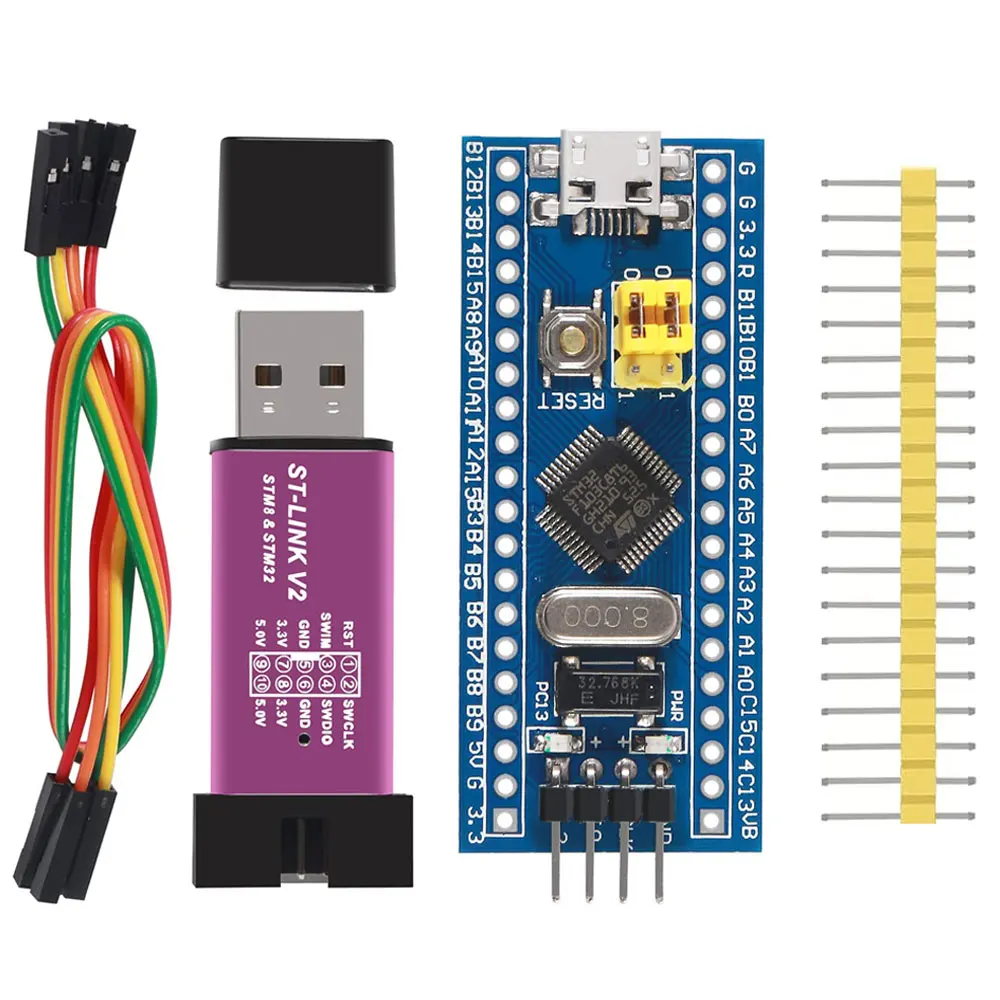 St-Link V2 Simulator Download Programmer Original Stm32F103C8T6 Arm Stm32 Minimum System Development Board