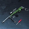 PUBG Weapon Model Combat Metal Gun 17cm AWM Alloy Keychain Toy Guns Arms 98K AK47 M24 Game Peripheral Boys Festival Gift 3