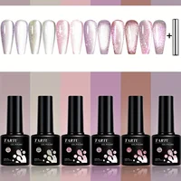 TARTU 6pcs 8ml Cat Eye Gel Nail Polish Set, 6 Colors Gel Polish Kit, Soak Off for Uv/Led, for Salon and Nail Art DIY At Home 2