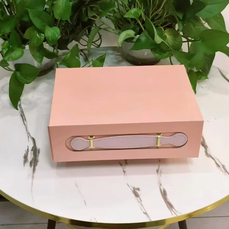 100pcs Solid Color Flip Cover Folding Packaging Gift Boxes with Handle, Manufacturer Cu... - SKU FPGB2102 - UGI Packaging