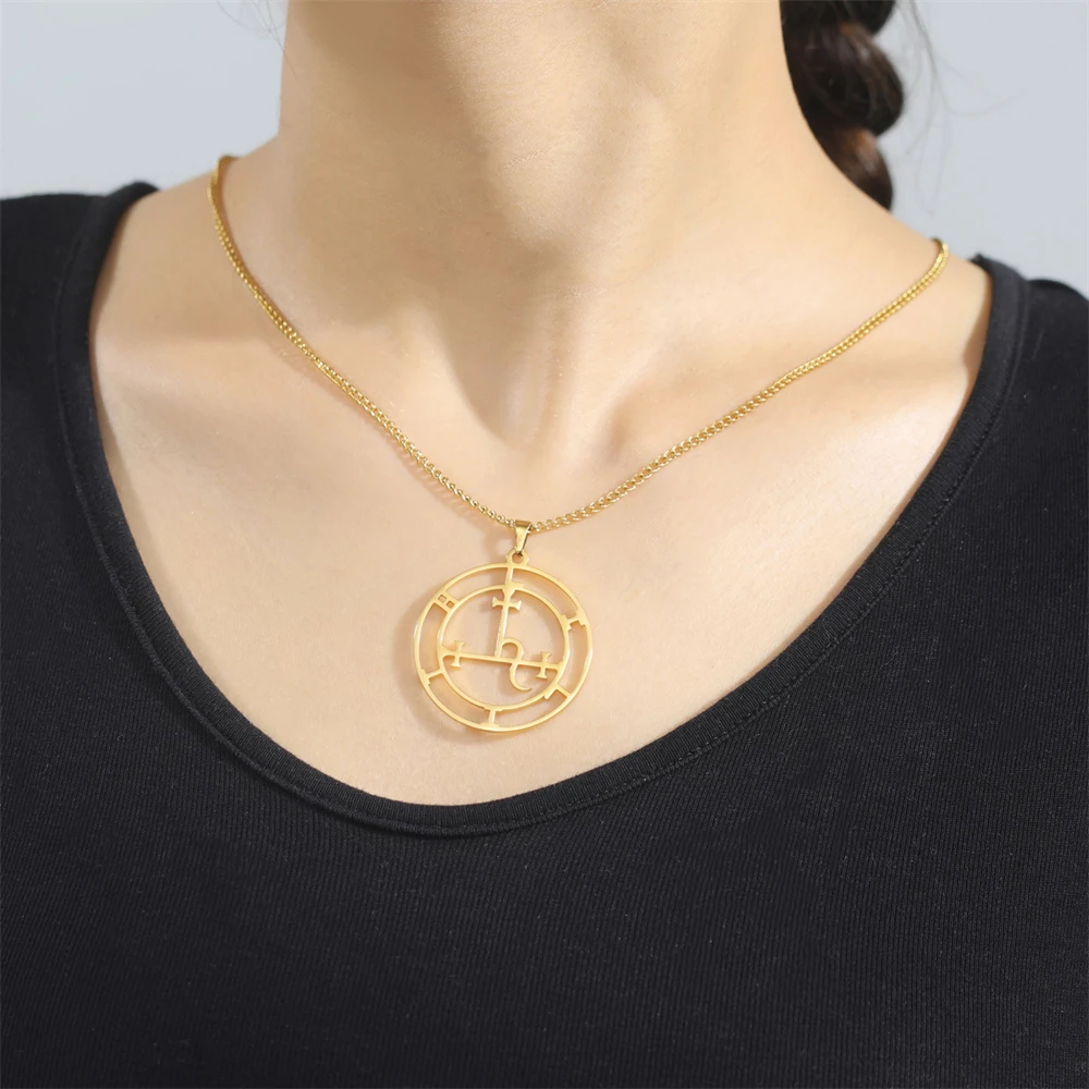 1 Stück Großhandel Lilith Charms Edelstahl Anhänger für Halskette Ohrringe Armband Diy handgemachte Schmuckherstellung – Detail 10