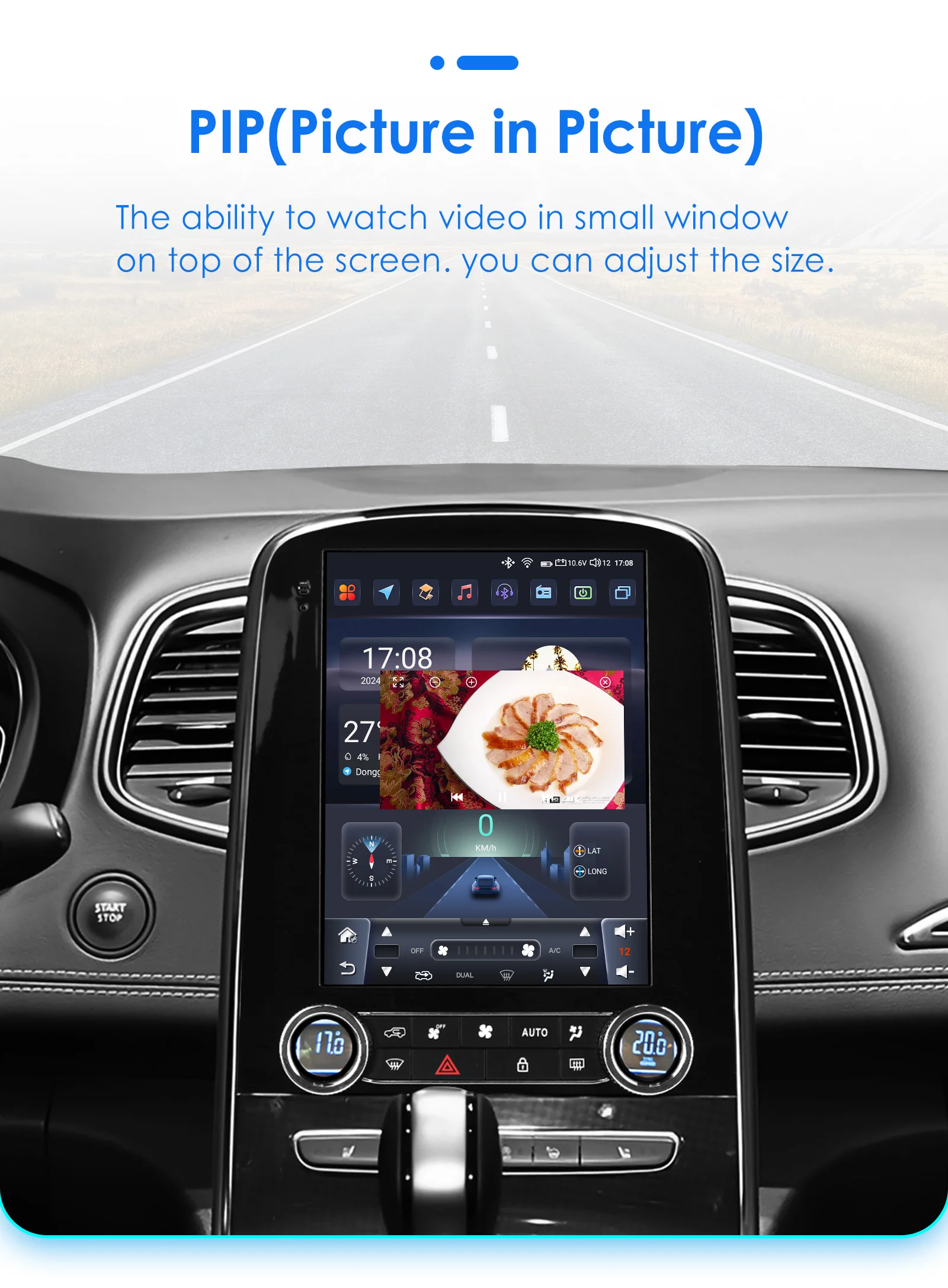 9,7 ''Android 13 Auto Multimedia GPS Player Für Renault Scenic 2013 - 2024 Carplay 4G-LET Tesla Stil 2din Autoradio 360 Kamera – Detail 32