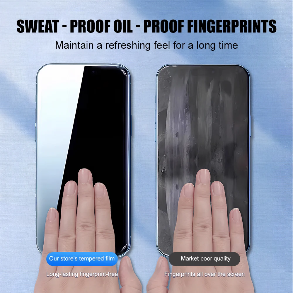 HD Full-Coverage Tempered Glass Screen Protectors (1-4 Pack)
